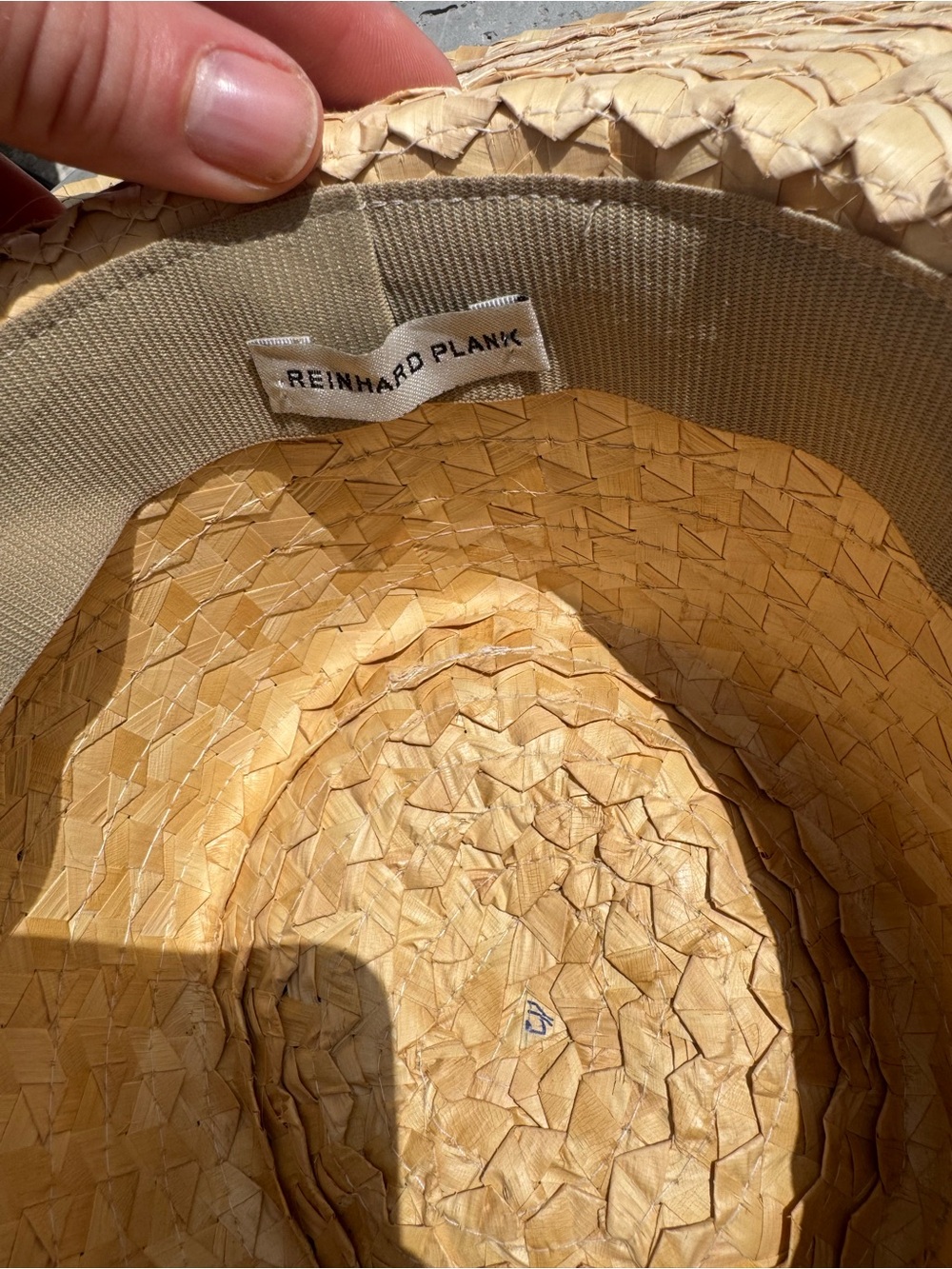 Reinhard Plank Natural Straw Sun Hat - Wide Brim - Picture 8 of 8